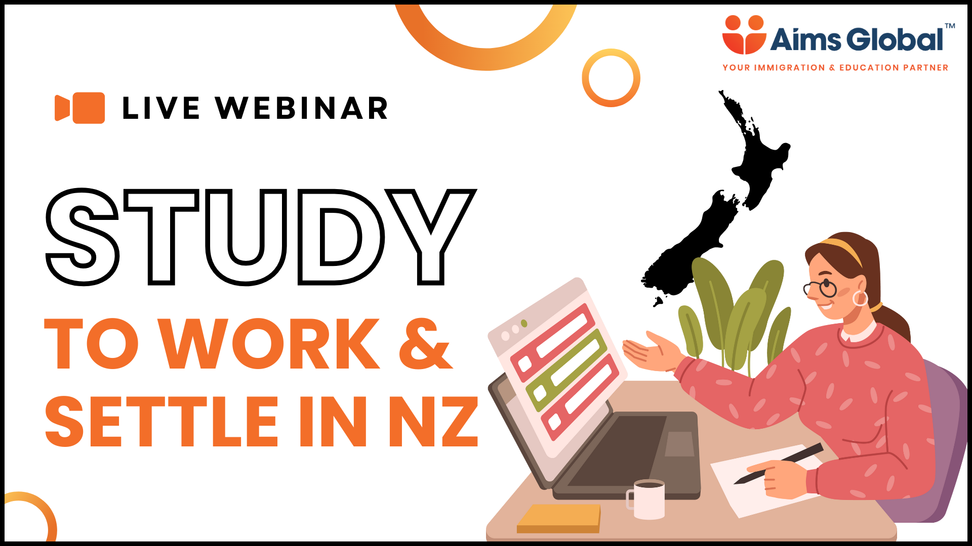 Webinar - Study to Work & Settle in NZ